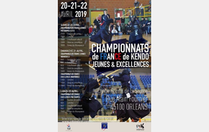Kendo Championnats de France Jeunes et Excellences 20,21 et 22 Avril