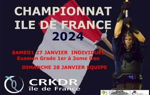 Kendo Championnat Île-de-France 2024