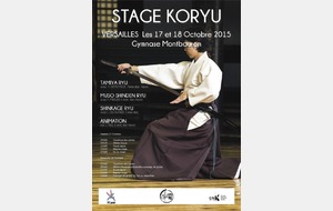 Stage Koryu à Versailles les 17 et 18 octobre 2015