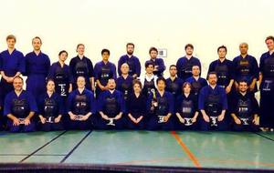 photo de groupe section kendo saison 2015-2016